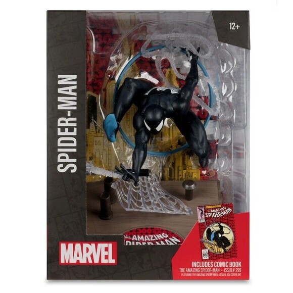 Marvel Collection Symbiote Suit SPIDER-MAN (Chase) #300 McFarlane Toys - Picture 1 of 5
